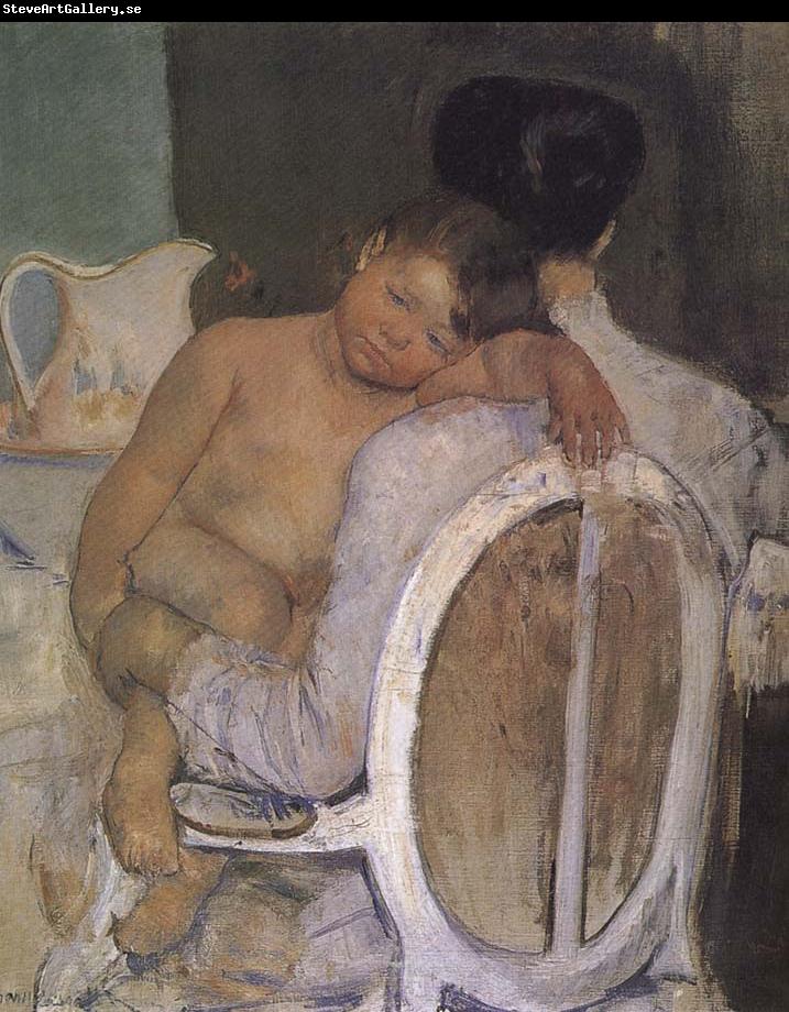 Mary Cassatt Mother holding the kid